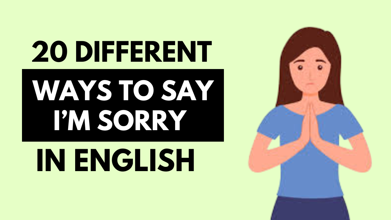 Different Ways to Say I’m Sorry in English